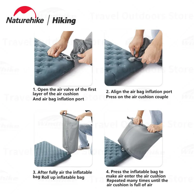 Matelas pneumatique léger isolant haute performance pour bivouac – Image 2