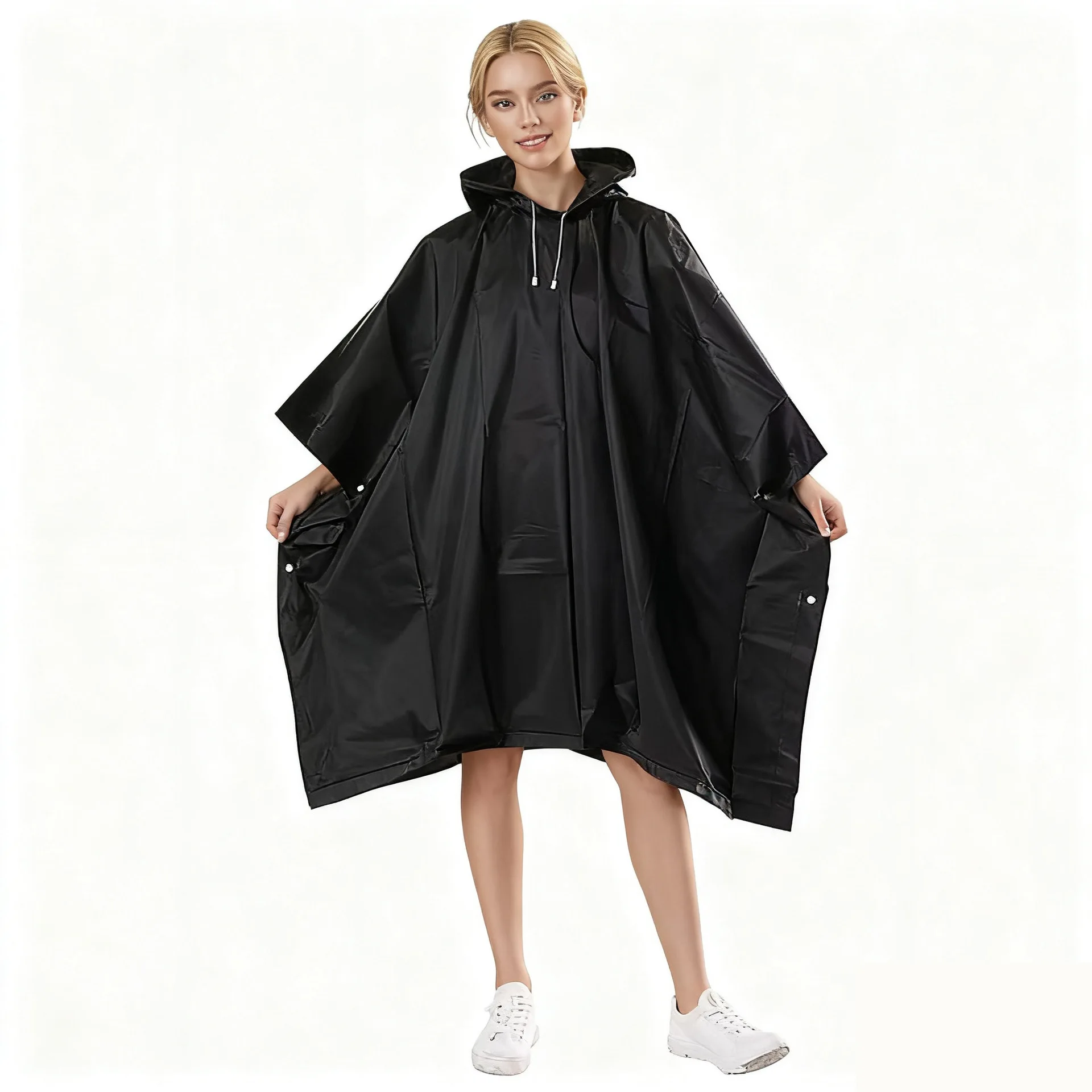 Manteau imperméable 3 en 1 à capuche pour moto et randonnée