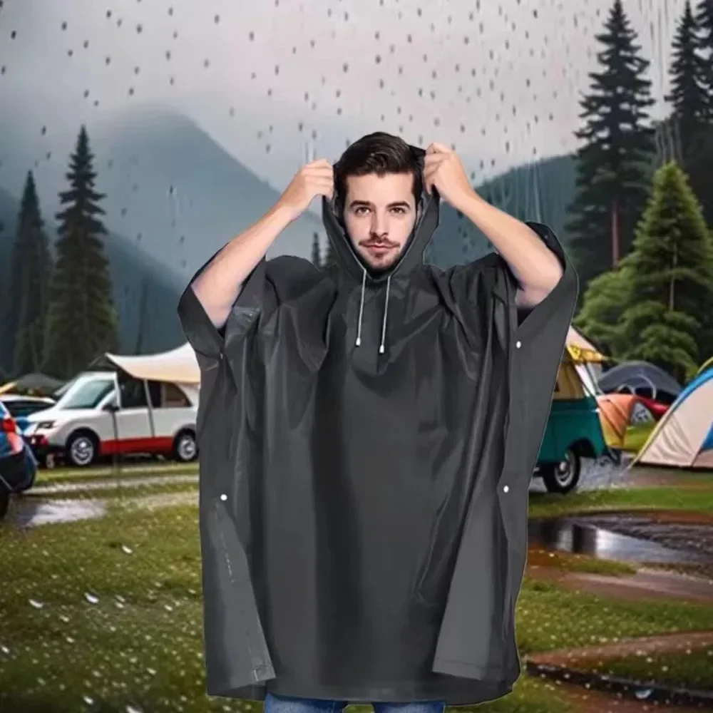 Manteau imperméable 3 en 1 à capuche pour moto et randonnée – Image 2