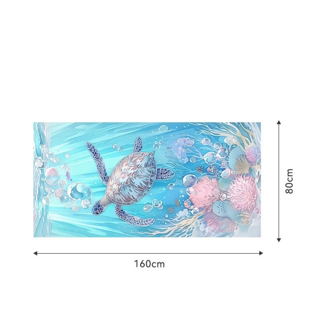 Serviette de plage pliable style sac à dos 80x160cm – Image 2